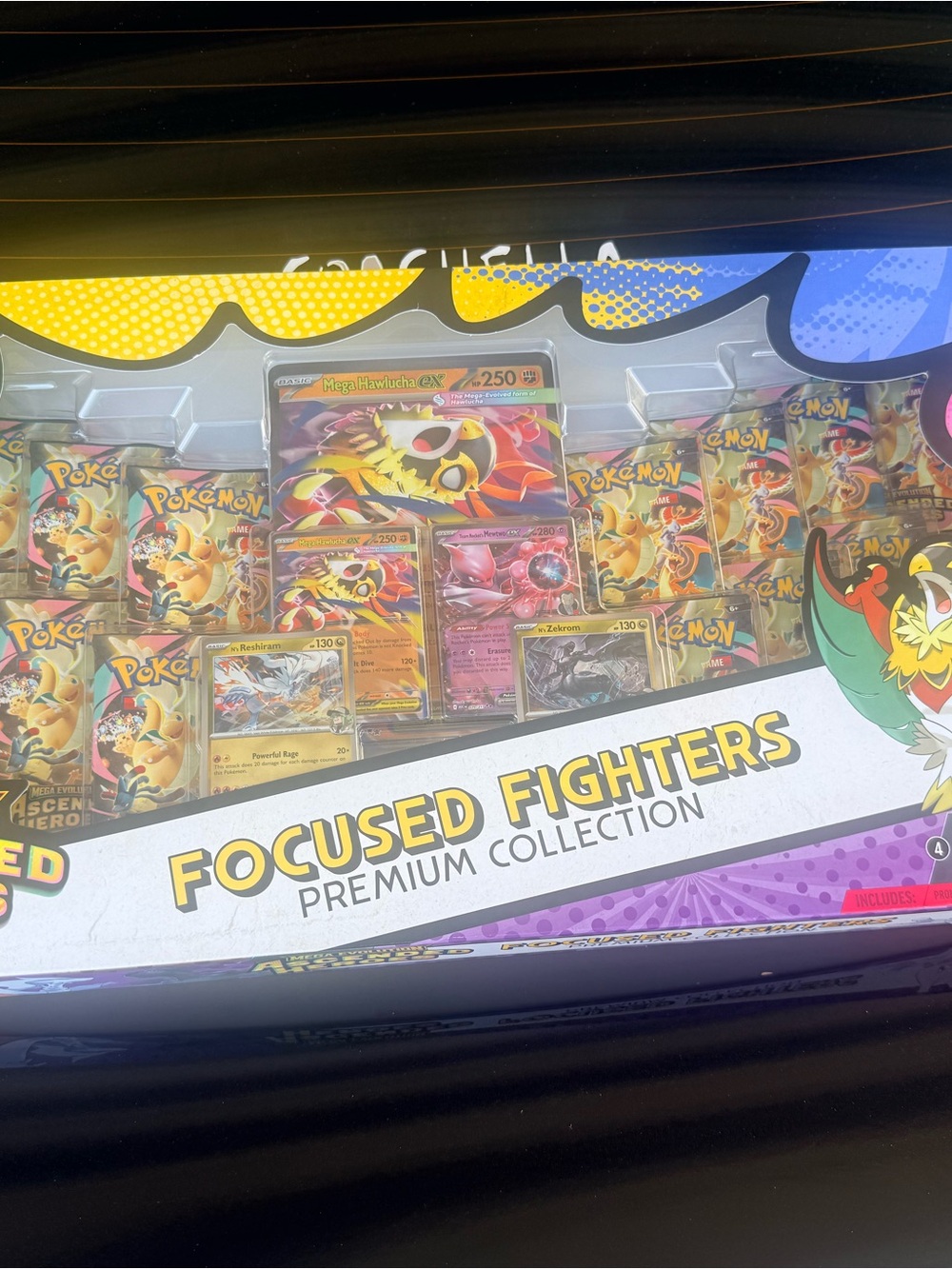 Pokemon Focused Fighters Premium Collection - Yellow, Purple, Blue